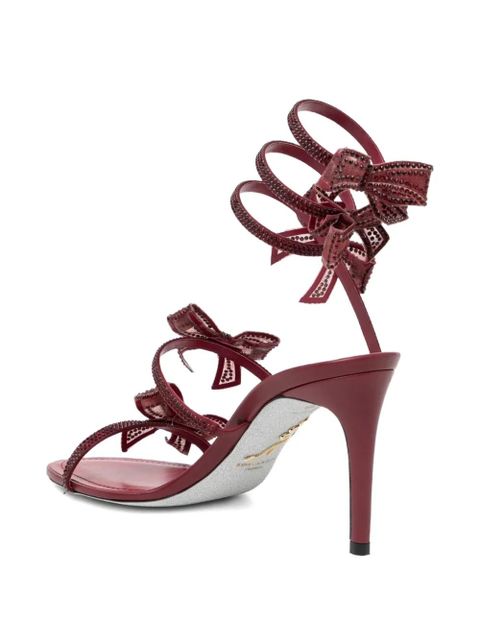 René Caovilla 80mm Cleo sandals - Red