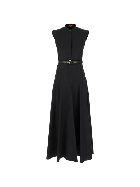 Max Mara Gesto belted sleeveless midi dress - Black - zdjęcie produktu nr 1