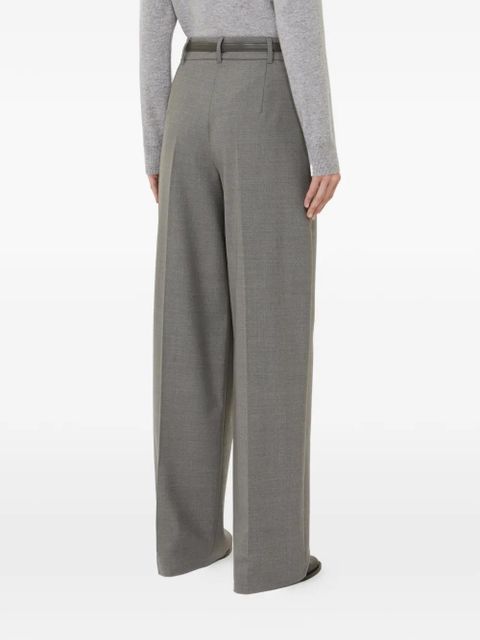 Max Mara Entrata belted pleated trousers - Grey - zdjęcie produktu nr 2