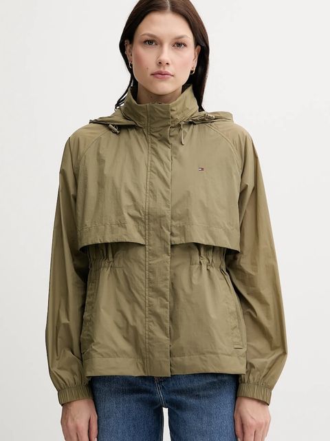 Tommy Hilfiger kurtka kolor zielony przejściowa WW0WW46444 - zdjęcie produktu nr 1