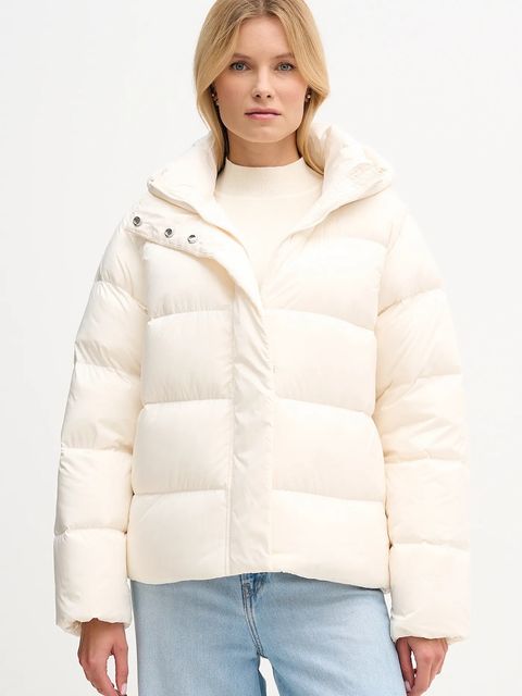 Tommy Hilfiger kurtka puchowa kolor beżowy zimowa WW0WW45739 - zdjęcie produktu nr 1