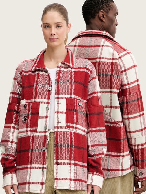 Mammut koszula bawełniana Mammut x Cabourn Direttissima kolor bordowy regular z kołnierzykiem klasycznym 1015.01730 - zdjęcie produktu nr 1