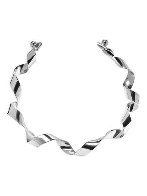 DRIES VAN NOTEN twist necklace - Silver - zdjęcie produktu nr 1
