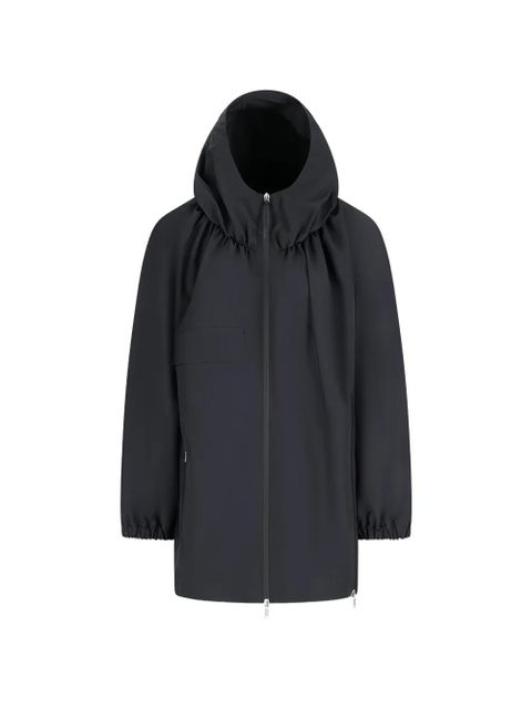 Jil Sander hooded gathered jacket - Black - zdjęcie produktu nr 1
