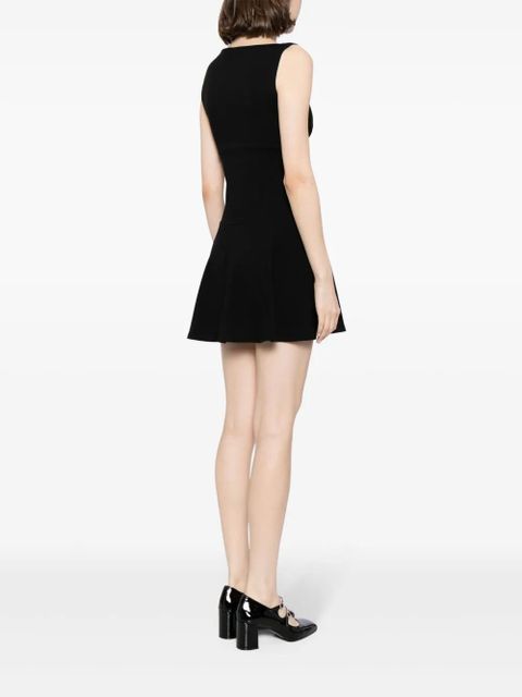 Reformation Mayve organic-cotton minidress - Black