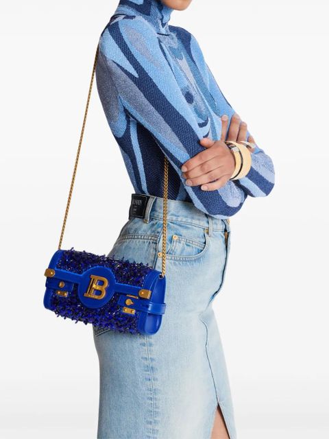 Balmain B-Buzz Pouch 23 cross body bag - Blue