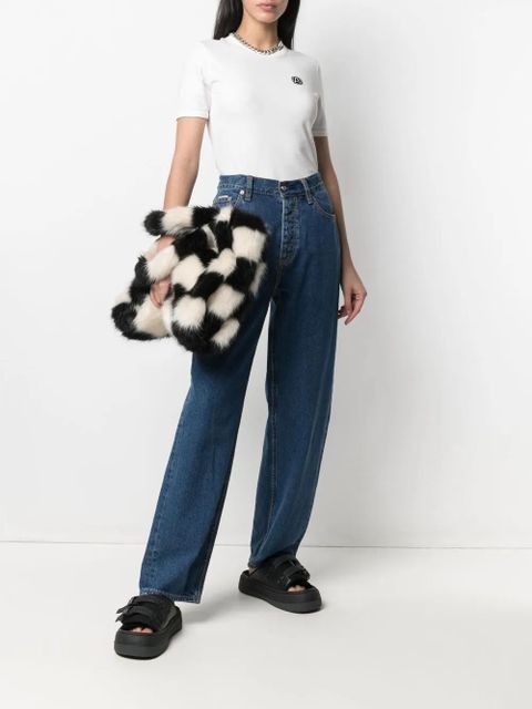 AMBUSH logo patch crew-neck T-shirt - Neutrals - zdjęcie produktu nr 2