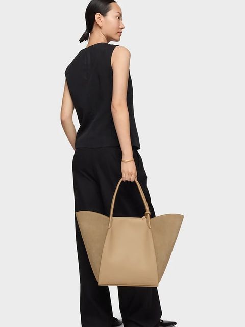 Tous torebka skórzana TULIP kolor beżowy 2002301401