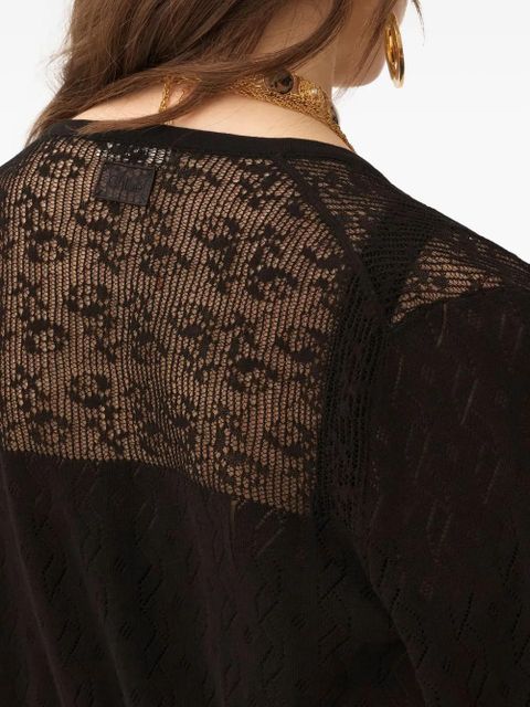 Chloé logo-patch top (set of two) - Black