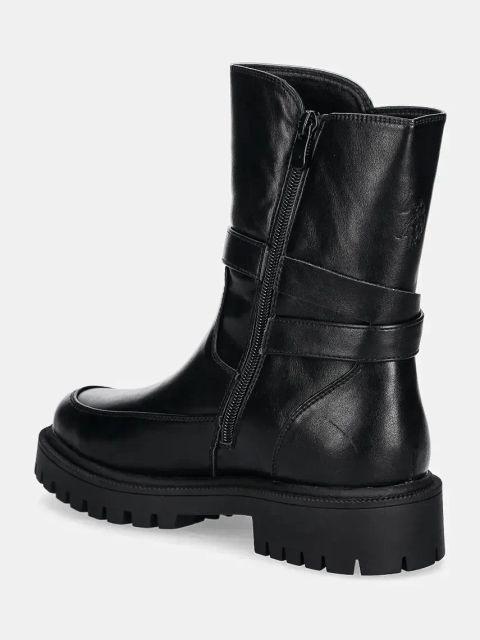U.S. Polo Assn. botki KARMA damskie kolor czarny na platformie KARMA012W/DY1