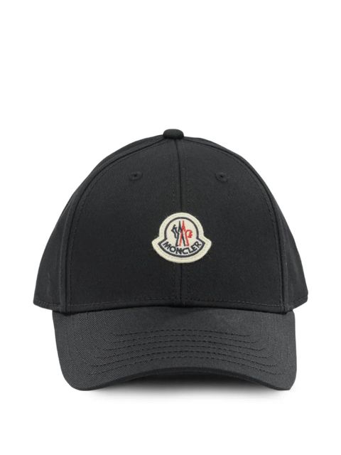 Moncler logo-patch baseball cap - Black