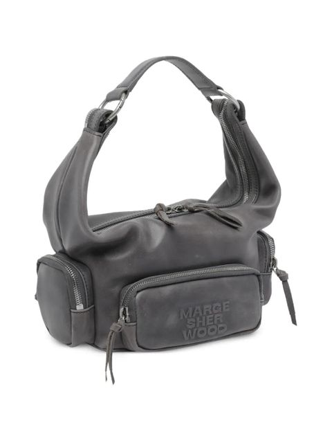 Marge Sherwood leather shoulder bag - Grey