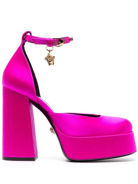 Versace Medusa Aevitas 125mm satin pumps - Pink - zdjęcie produktu nr 1