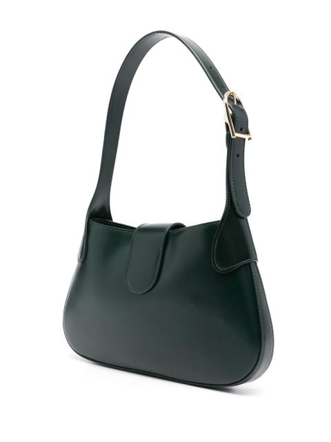 SANDRO leather shoulder bag - Green