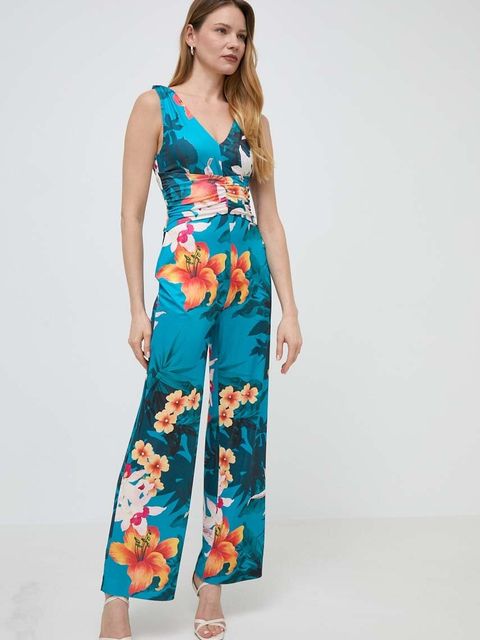 Guess kombinezon EMILY z dekoltem w szpic W4GD0C KBAC2