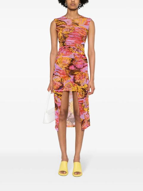 PINKO sea-print midi dress - zdjęcie produktu nr 2