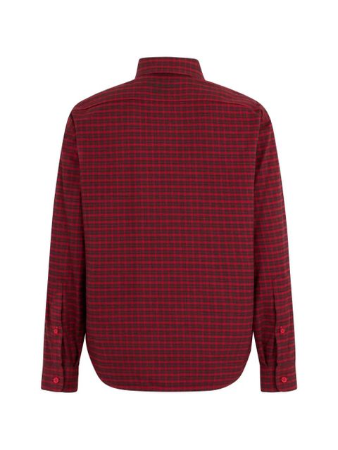 Balenciaga checked buttoned shirt - Red - zdjęcie produktu nr 2
