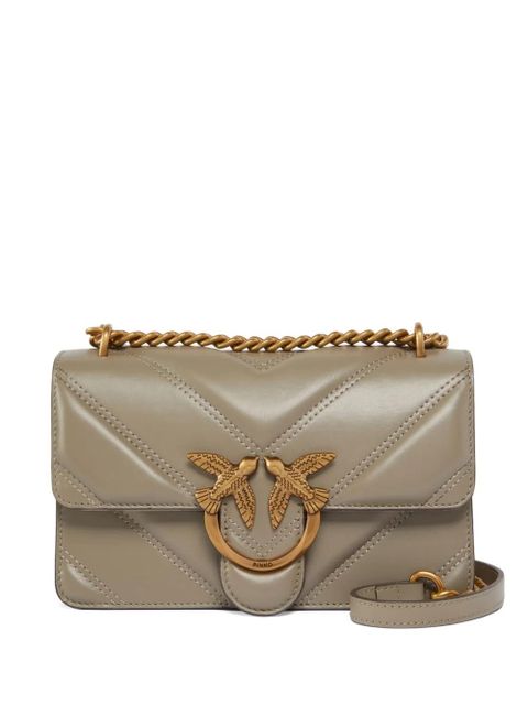 PINKO mini Love quilted cross body bag - Grey - zdjęcie produktu nr 1