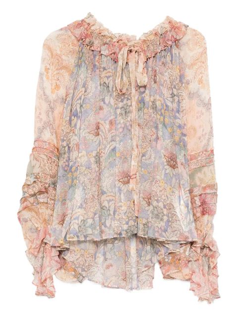 ZIMMERMANN Rebellion blouse - Pink - zdjęcie produktu nr 1