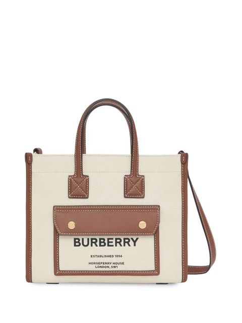 Burberry mini Freya tote bag - Neutrals - zdjęcie produktu nr 1