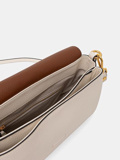 Coccinelle torebka skórzana BOHEME GRANA DOUBLE