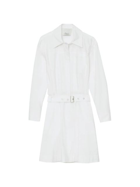 3.1 Phillip Lim belted shirt mini dress - White - zdjęcie produktu nr 1