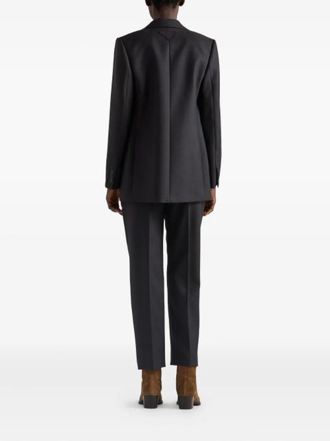 Prada safety-pin gabardine trousers - Grey - zdjęcie produktu nr 2