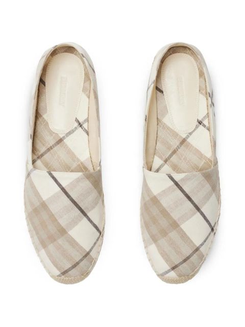 Burberry Check Mews espadrilles - Neutrals