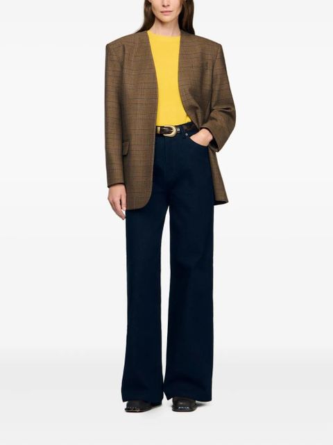 SANDRO pocket short-sleeve top - Yellow