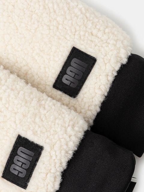 UGG rękawiczki damskie kolor beżowy 101099 - zdjęcie produktu nr 2