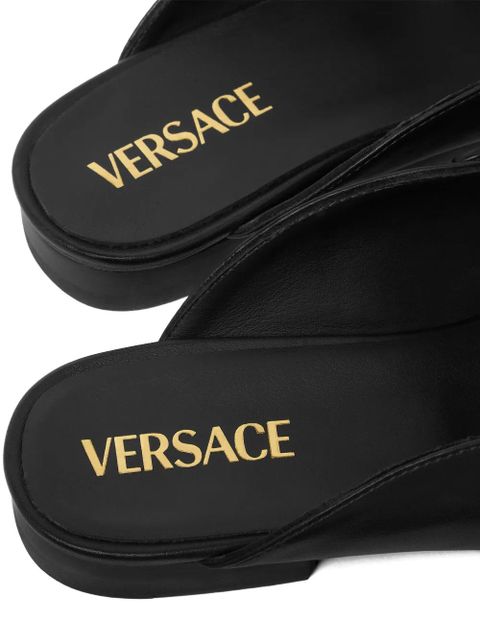 Versace Medusa leather mules - Black