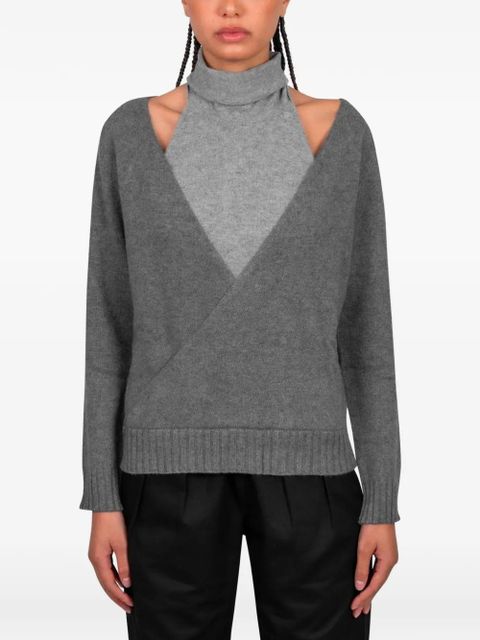 Gimaguas Zante cut-out sweater - Grey - zdjęcie produktu nr 1