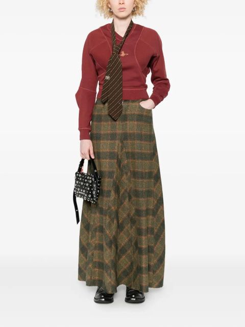 Vivienne Westwood Orb-embroidered V-neck sweater