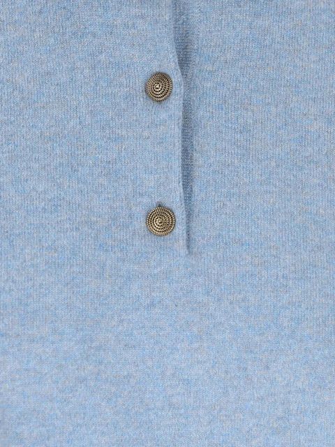 Loro Piana cashmere polo top - Blue