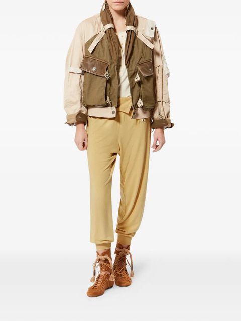 ISABEL MARANT Tydie zip-details trousers - Neutrals - zdjęcie produktu nr 2