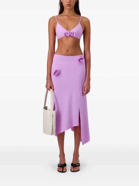 Coperni floral asymmetric mid skirt - Purple - zdjęcie produktu nr 2