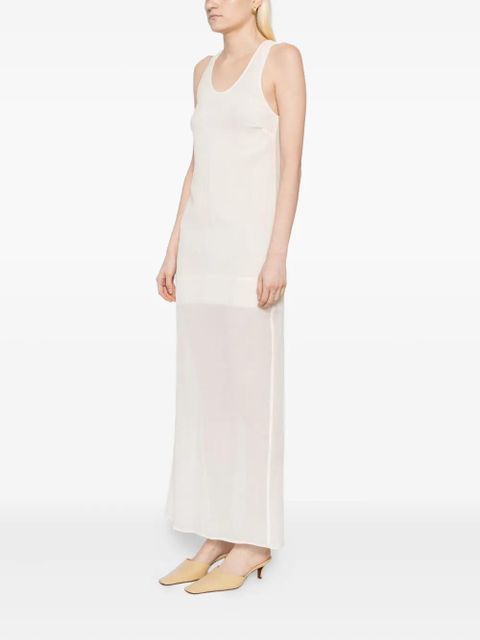 TOTEME crinkled scoop dress - Neutrals