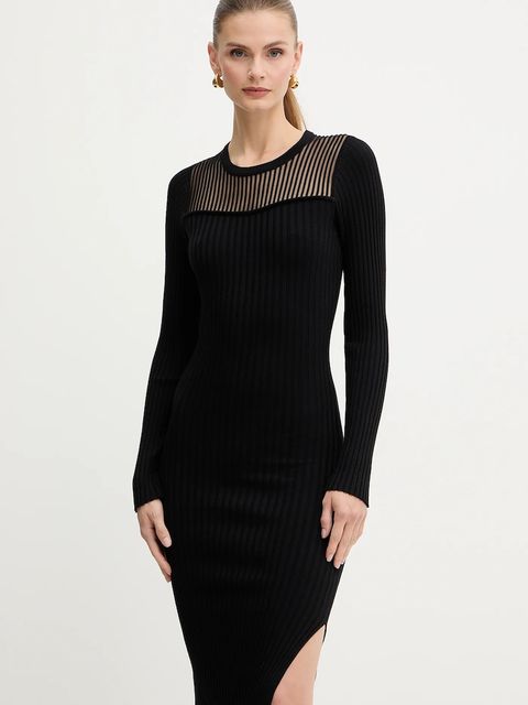 Morgan sukienka kolor czarny mini dopasowana RMAN - zdjęcie produktu nr 1