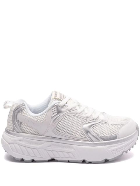 TWINSET mesh-panelled sneakers - White - zdjęcie produktu nr 1