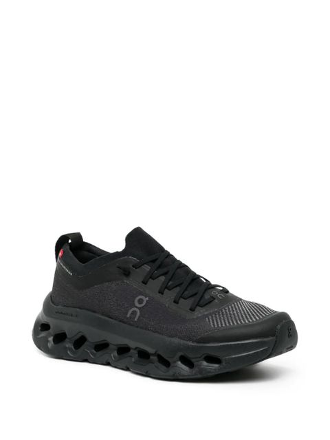 On logo sneakers - Black