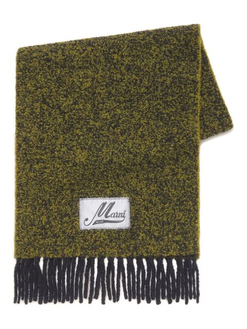 Marni fringed scarf - Green - zdjęcie produktu nr 1