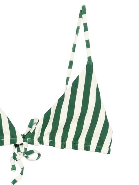 Simon Miller Bwai striped tie bikini top - Green