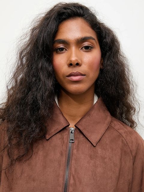 Answear.LAB kurtka kolor brązowy przejściowa