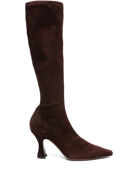 NEOUS 80mm knee-high suede boots - Brown - zdjęcie produktu nr 1