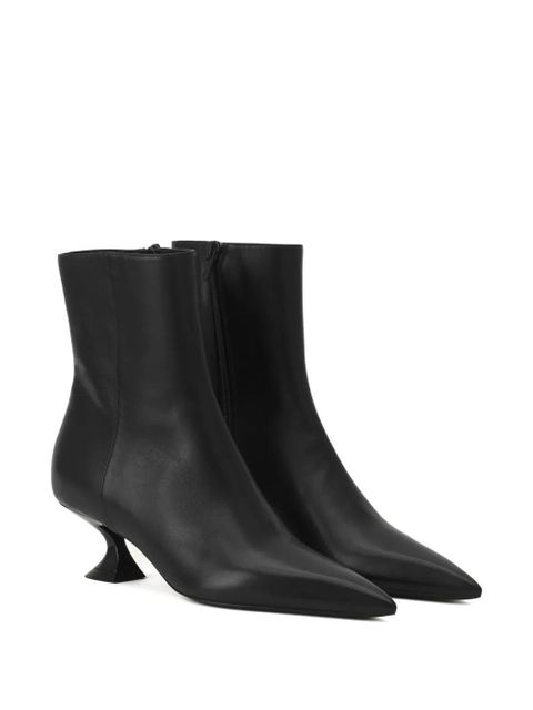 Lanvin pointed-toe sculpted-heel ankle boots - Black