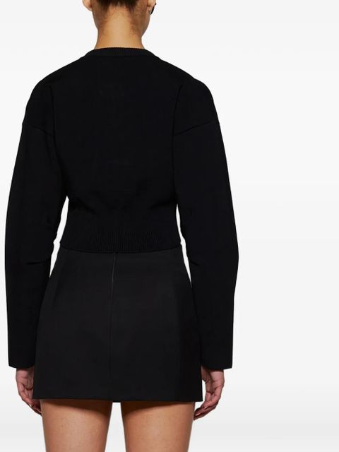 WARDROBE.NYC Matte cardigan - Black