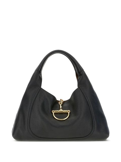 Gucci large Softbit leather shoulder bag - Black - zdjęcie produktu nr 1