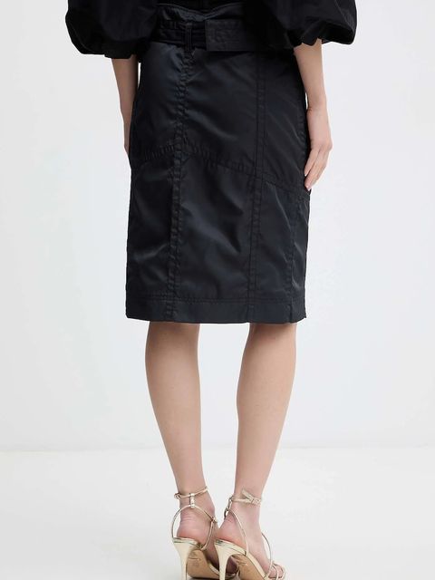 Pinko spódnica kolor szary mini prosta 105941 A2Y0