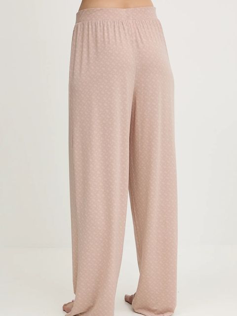 BOSS spodnie piżamowe damska kolor beżowy 50550711 - zdjęcie produktu nr 2