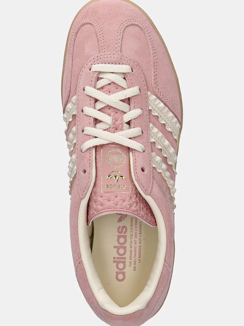 adidas Originals sneakersy zamszowe Gazelle Indoor damskie kolor różowy JS1413